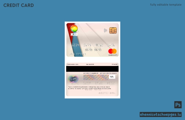 Beispielvorschau der Mastercard der Iraq Kurdistan International Bank